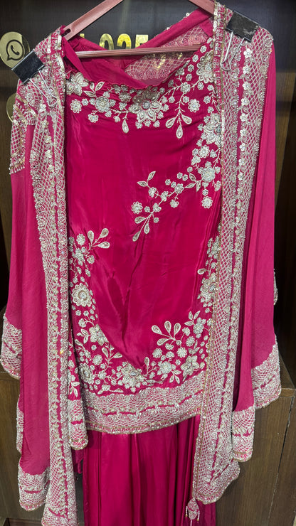 Rysa (Pure Crepe 3 Piece Indo Western)