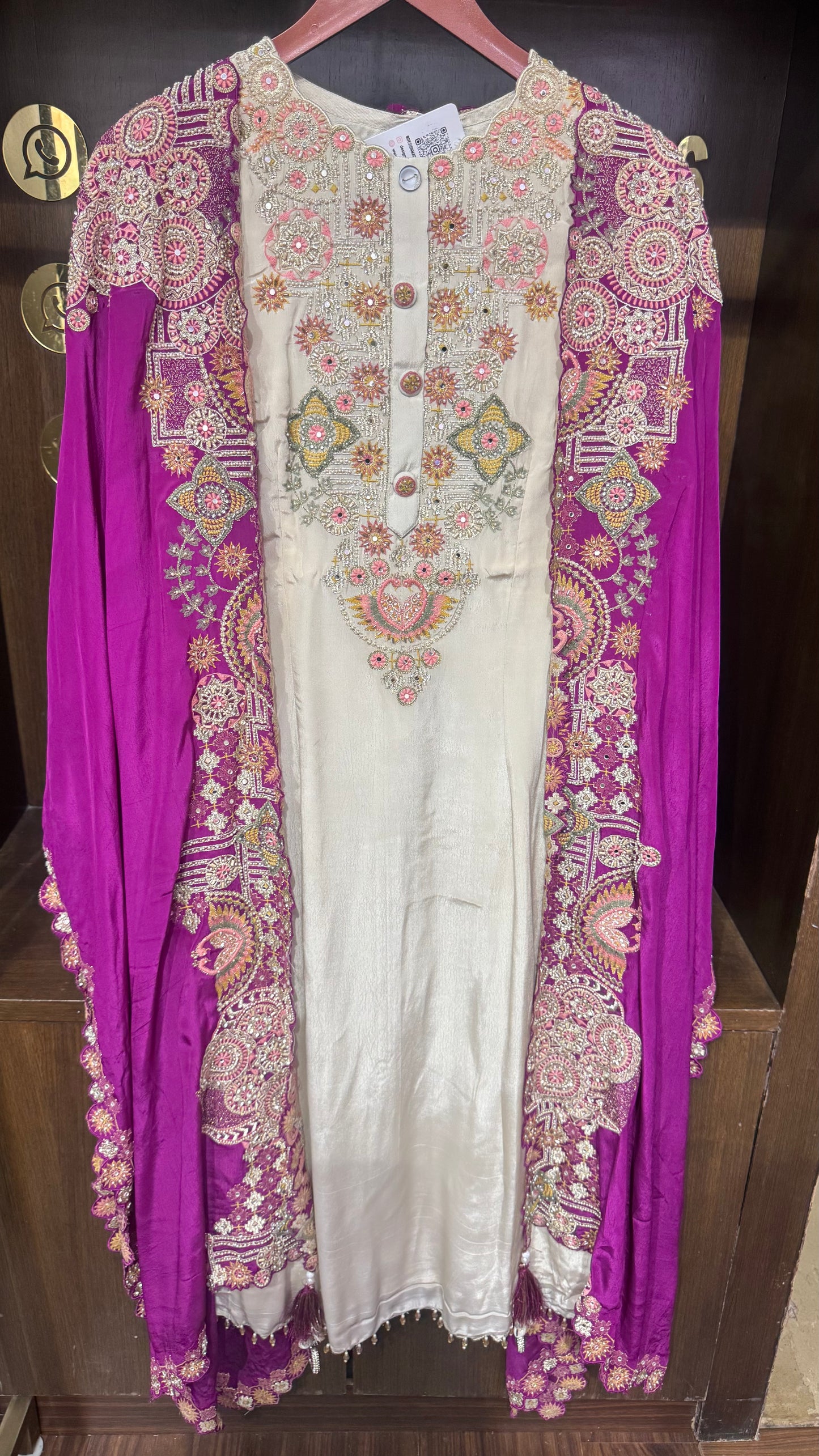 Aani (Pure Crepe 3 Piece Indo Western)