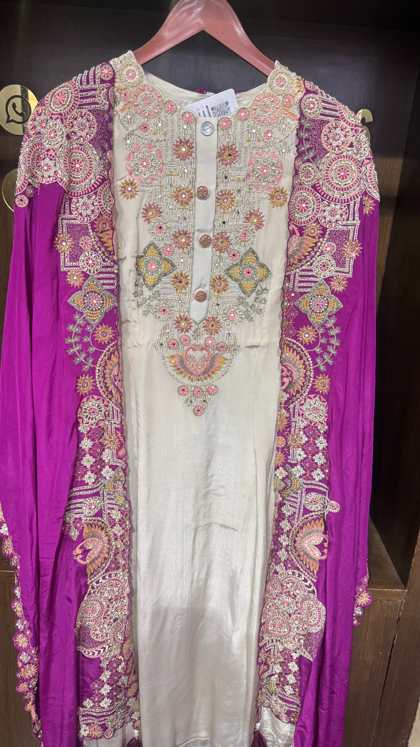 Aani (Pure Crepe 3 Piece Indo Western)