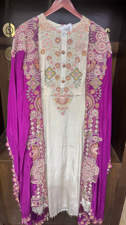 Aani (Pure Crepe 3 Piece Indo Western)