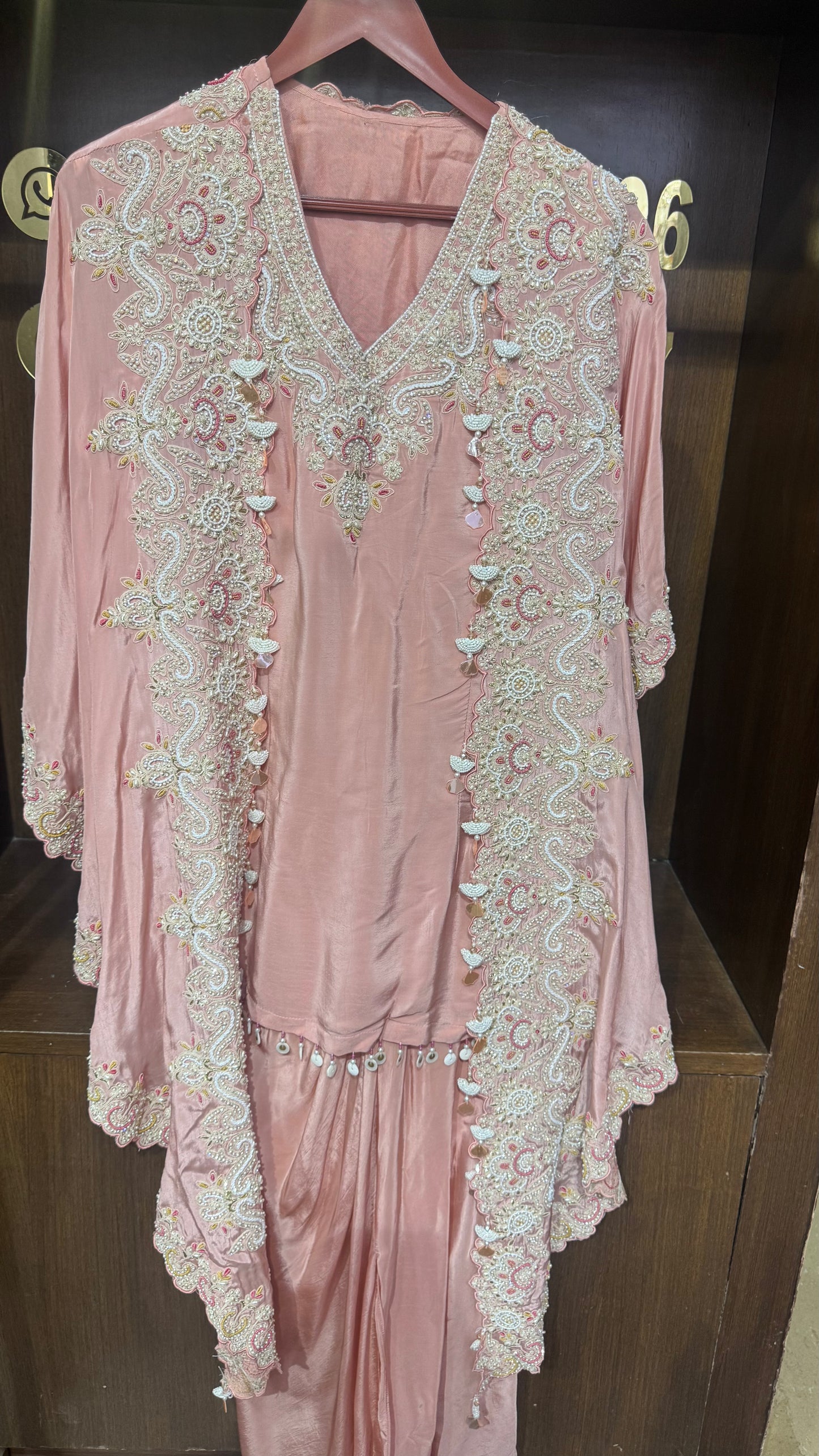 Eisha (Pure Crepe 3 Piece Indo Western)