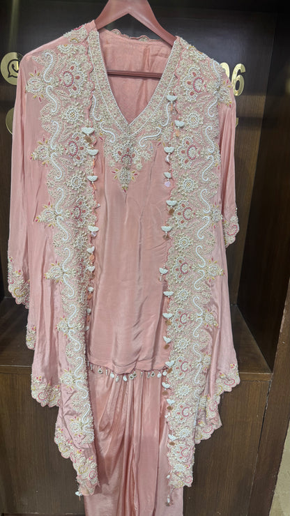 Eisha (Pure Crepe 3 Piece Indo Western)