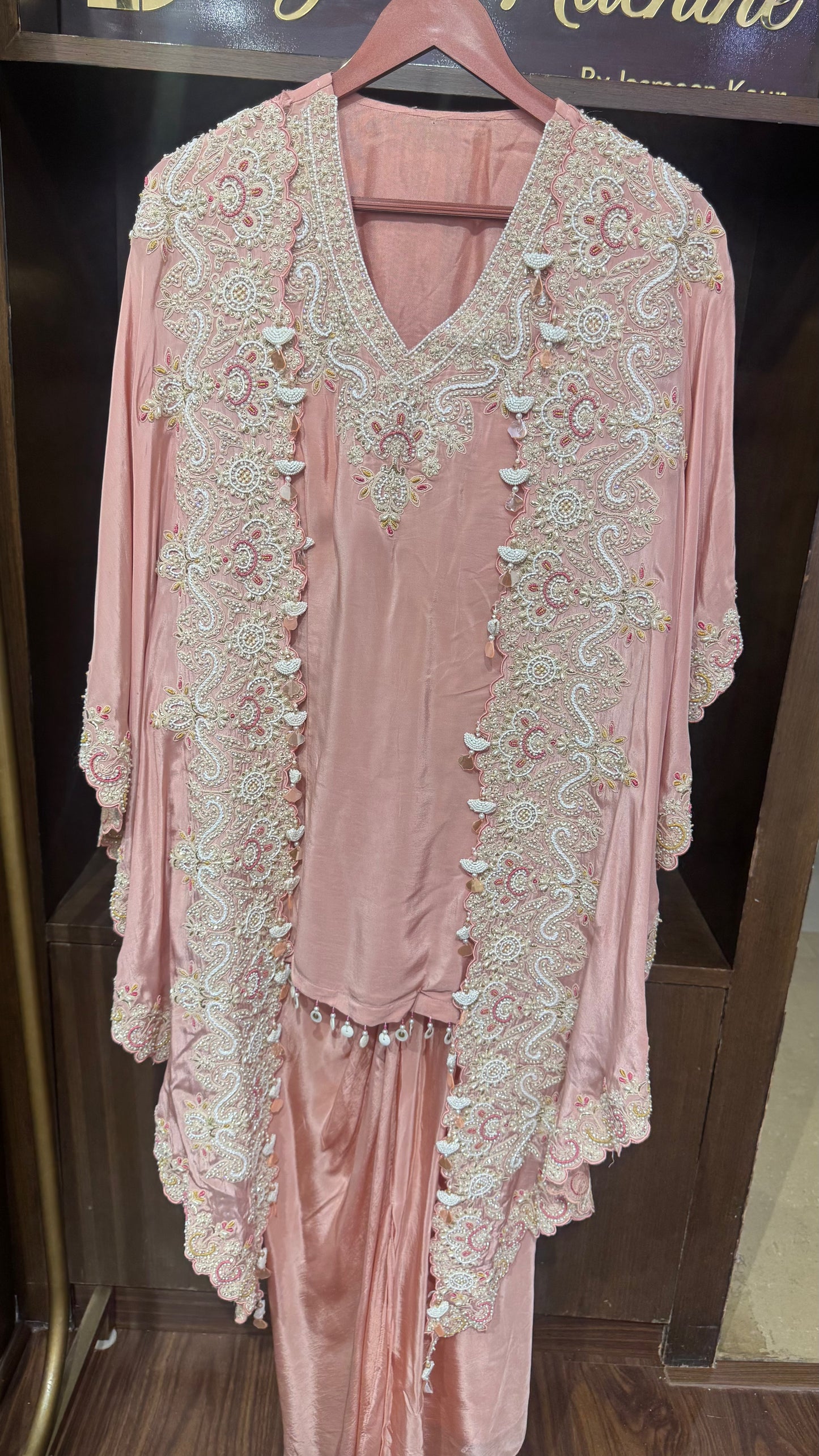 Eisha (Pure Crepe 3 Piece Indo Western)