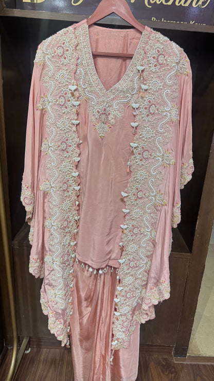 Eisha (Pure Crepe 3 Piece Indo Western)