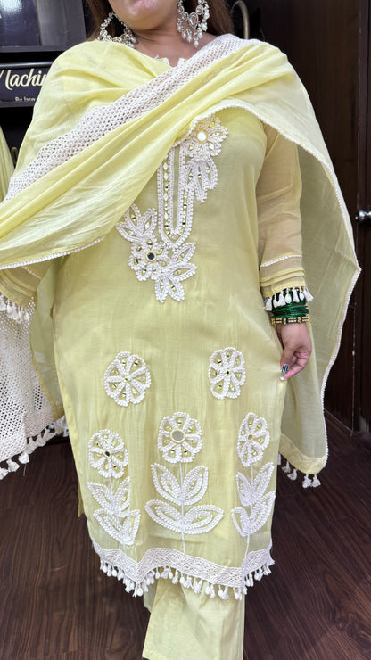 Arya (Mal Cotton Stitched Suit)