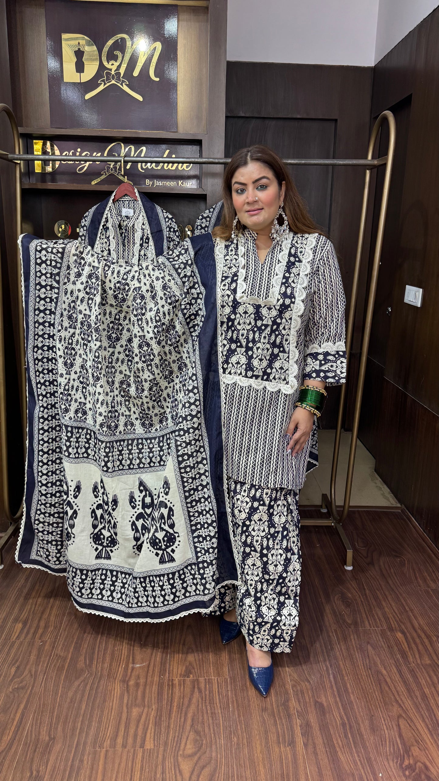 Aayeza (Cotton Farshi Salwar Suit)