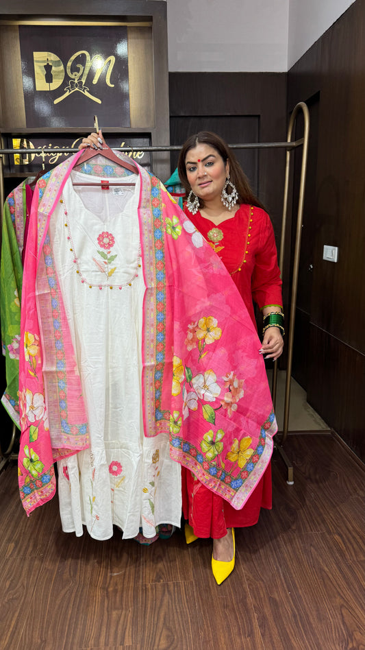 Mehar (Pure Cotton Anarkali)