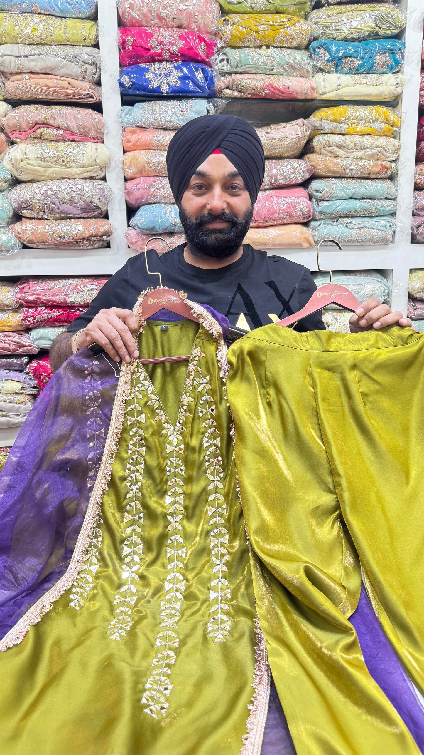Meher Glass Tissue Suit