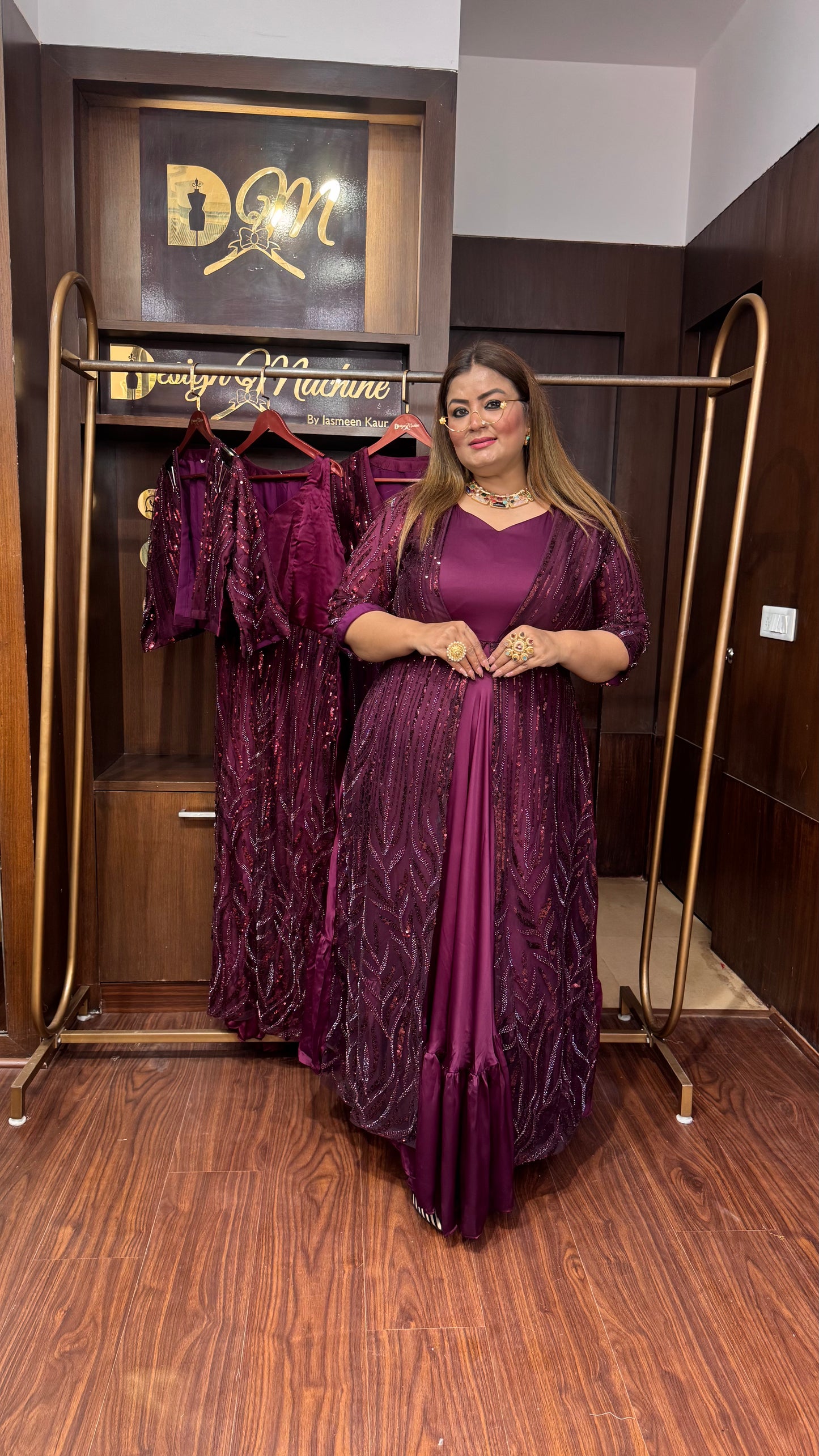 Meheriva Chinnon Crepe (Long Gown)