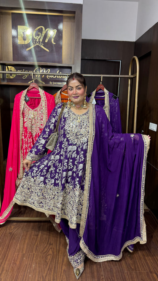 Nooré Pure Chunon Anarkali Suit