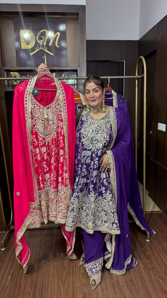 Nooré Pure Chunon Anarkali Suit