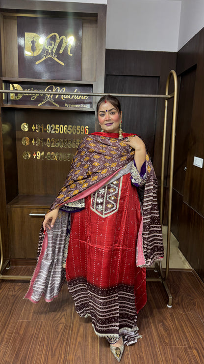 Zoya Gajji Silk Unstitched Suit