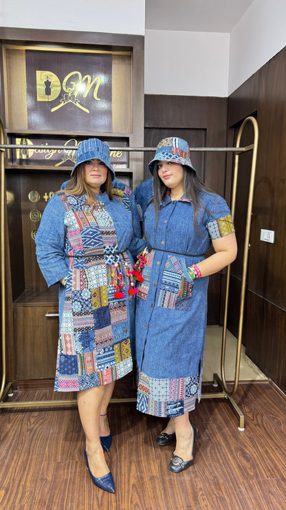 Aavya (Premium Quality Denim  Dress)