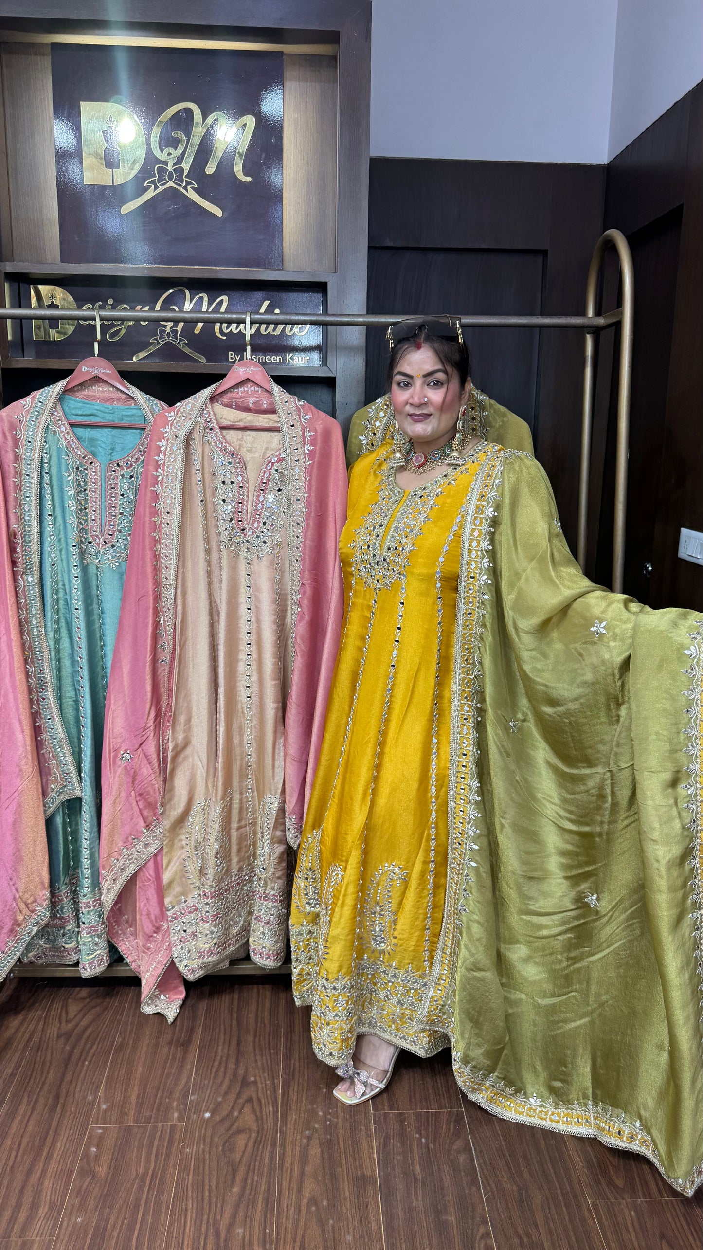 Aaradhya Pure Chunon Anarkali Suit