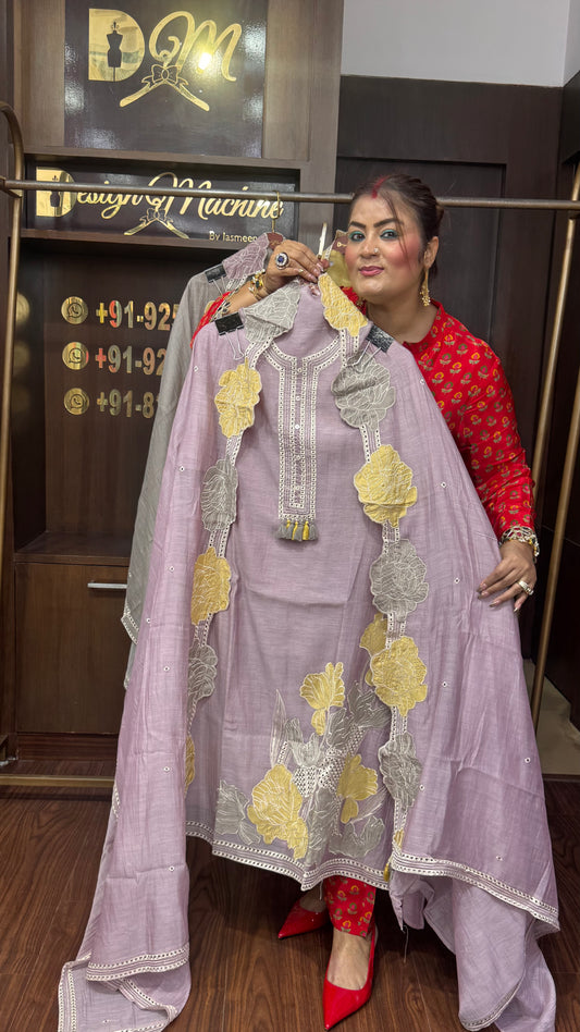 Ruhanya (Cotton Unstitch Suit)