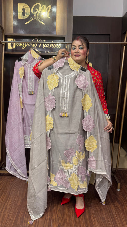 Ruhanya (Cotton Unstitch Suit)