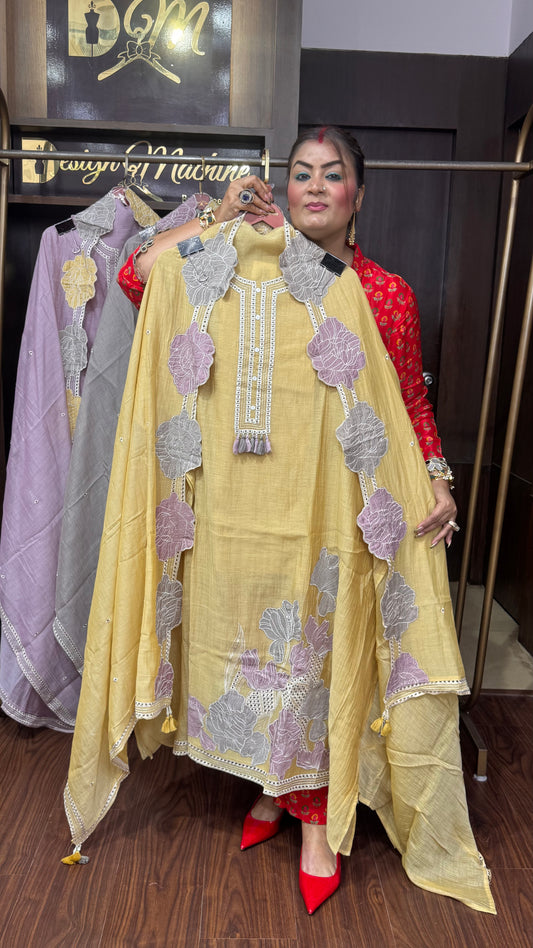 Ruhanya (Cotton Unstitch Suit)