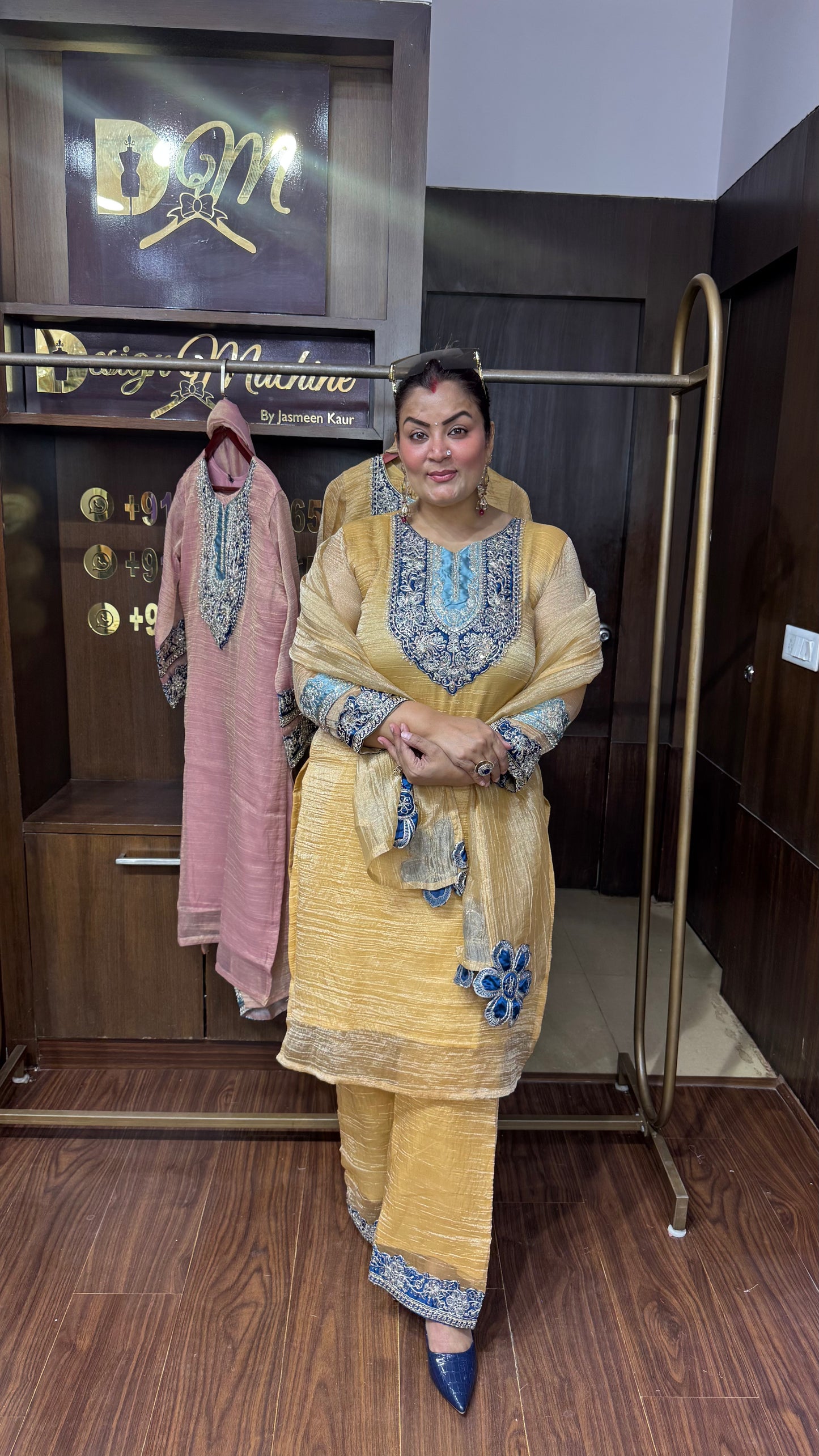 Ameera Glass Tissue Suit