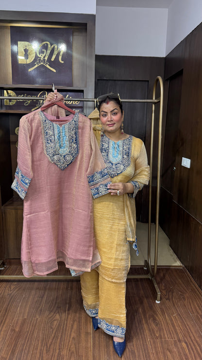 Ameera Glass Tissue Suit