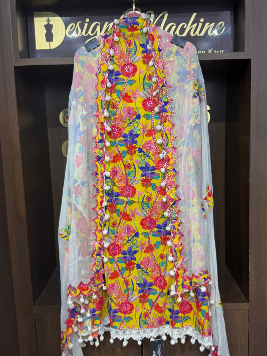 Azhyraa Pure Cotton (Unstitch Suit)