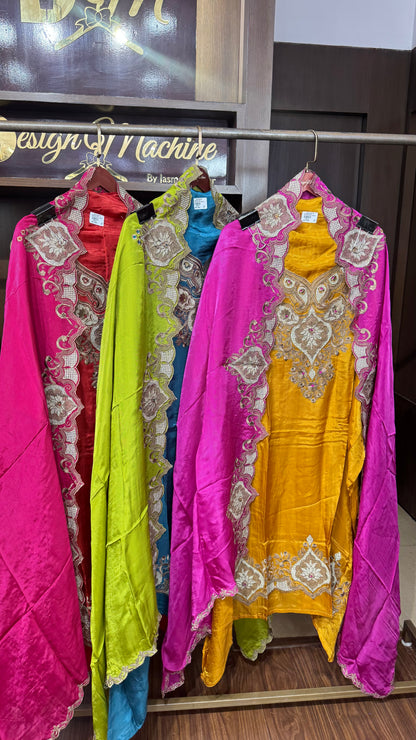Zunaira Ziraff Tissue Unstitched Suit