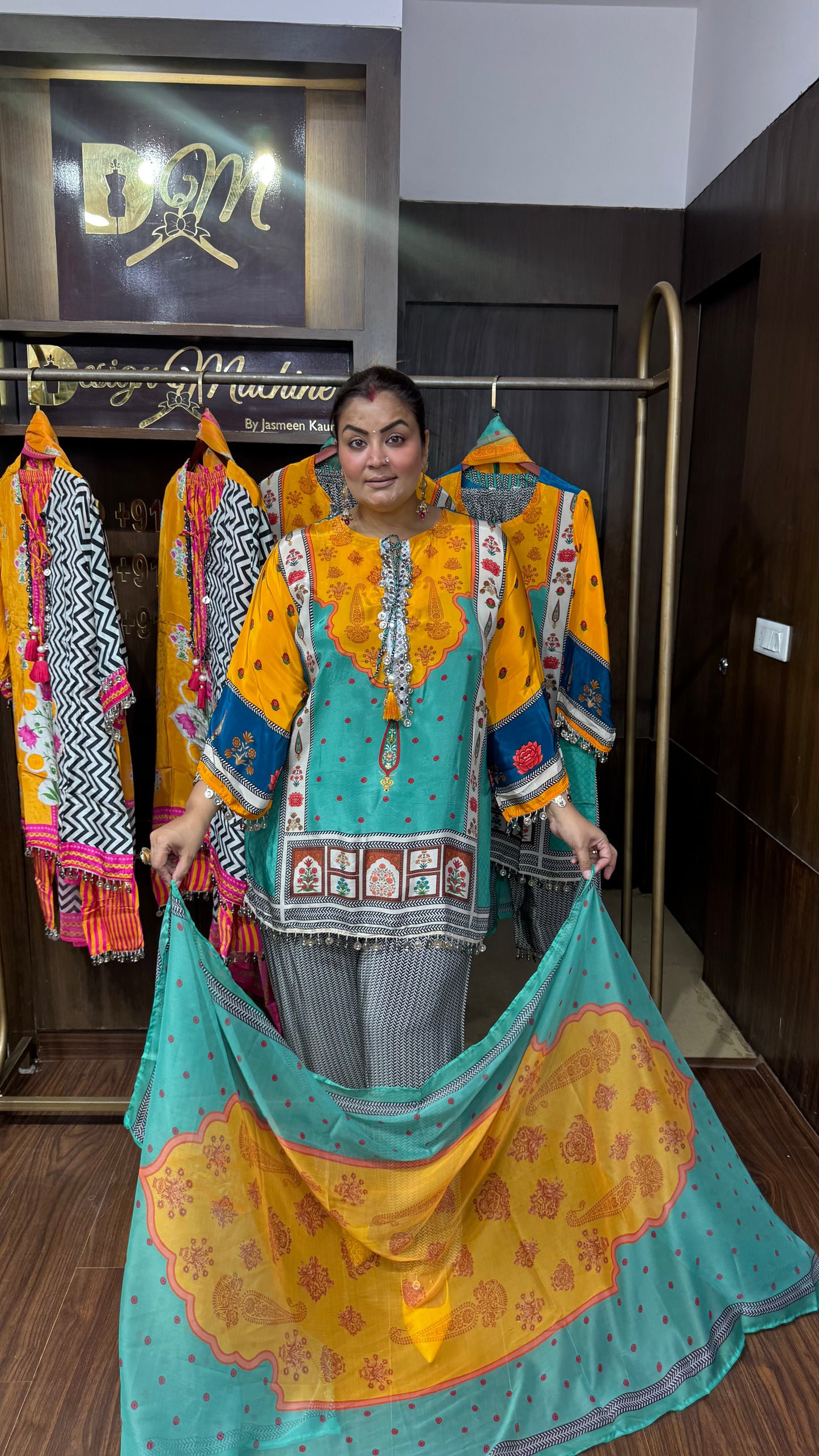 Eshira Pure Crepe Suit