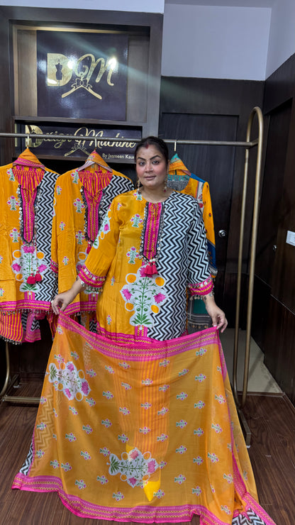 Zarisha Pure Crepe Suit