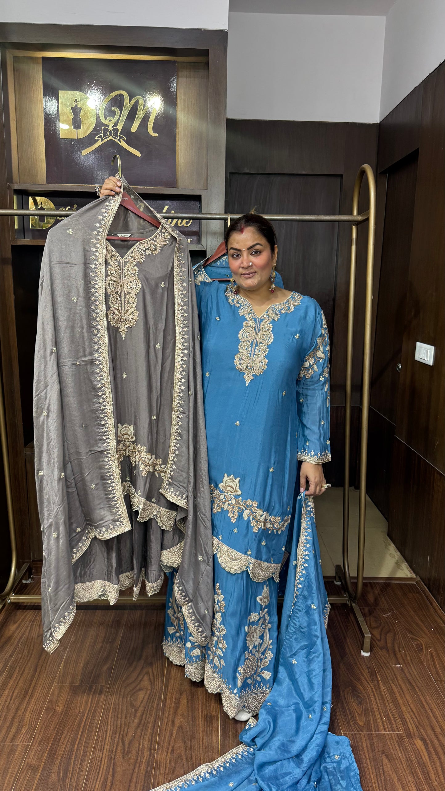 Hiba Pure Chunon Sharara Suit