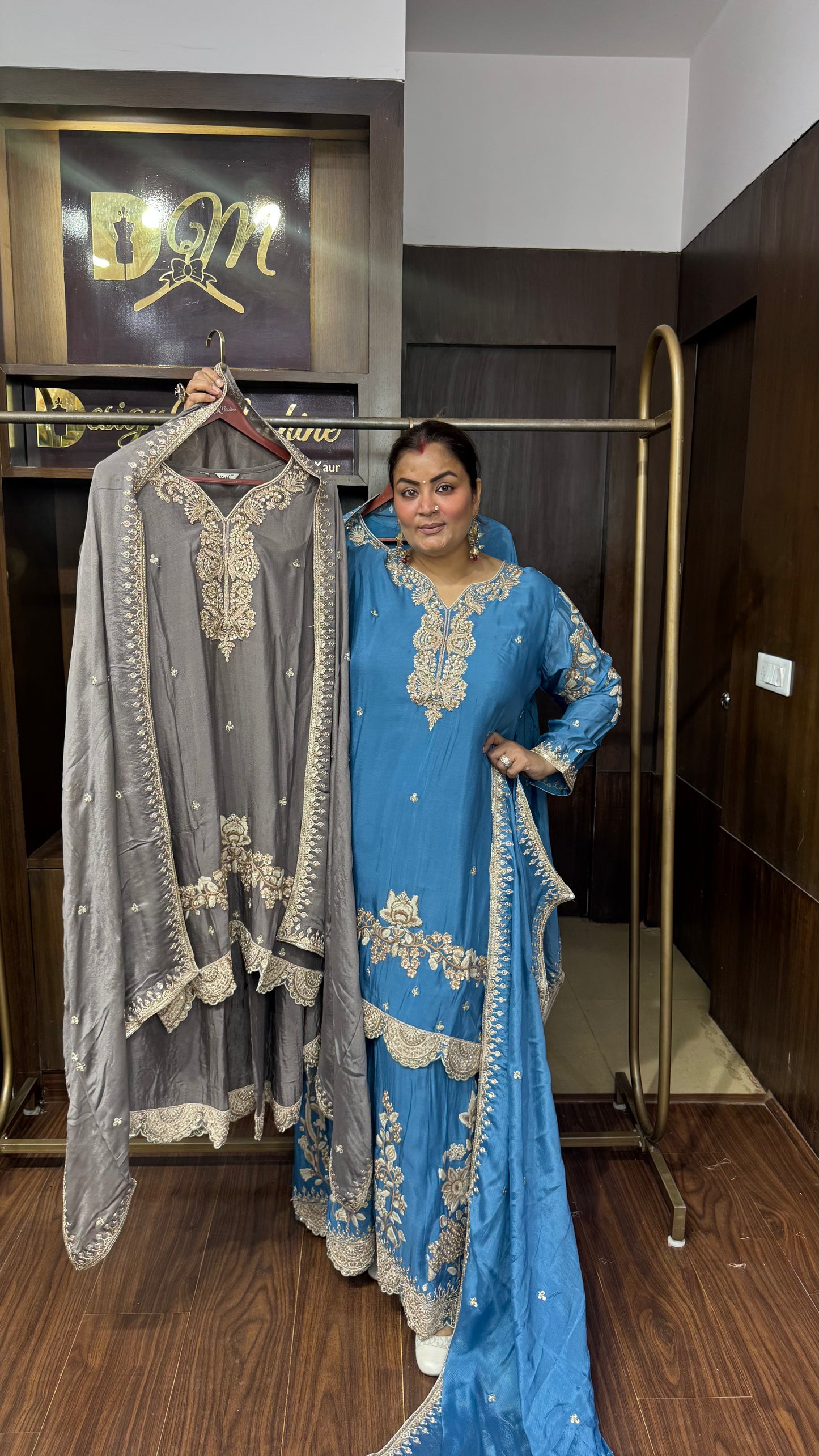 Hiba Pure Chunon Sharara Suit