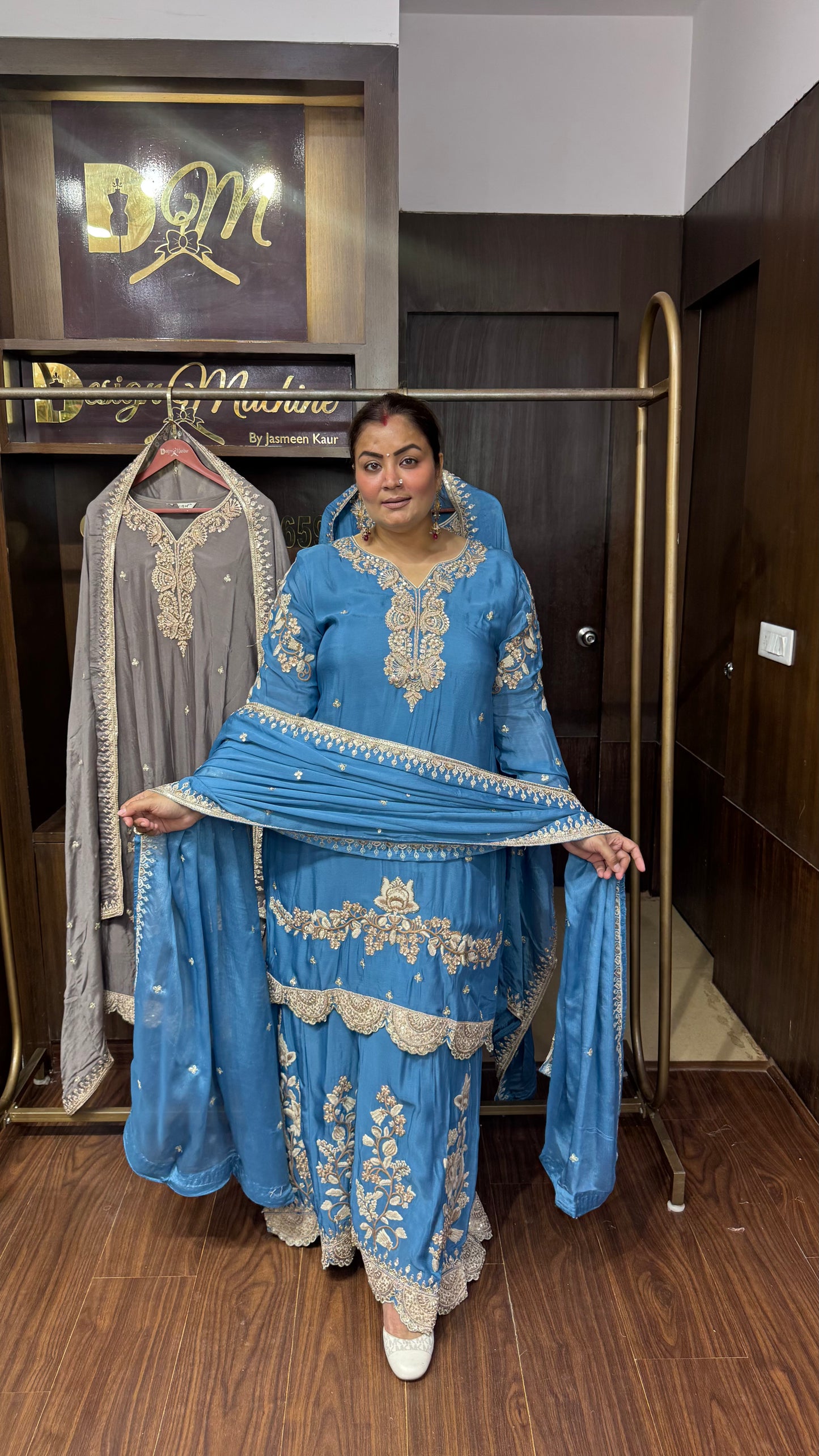 Hiba Pure Chunon Sharara Suit