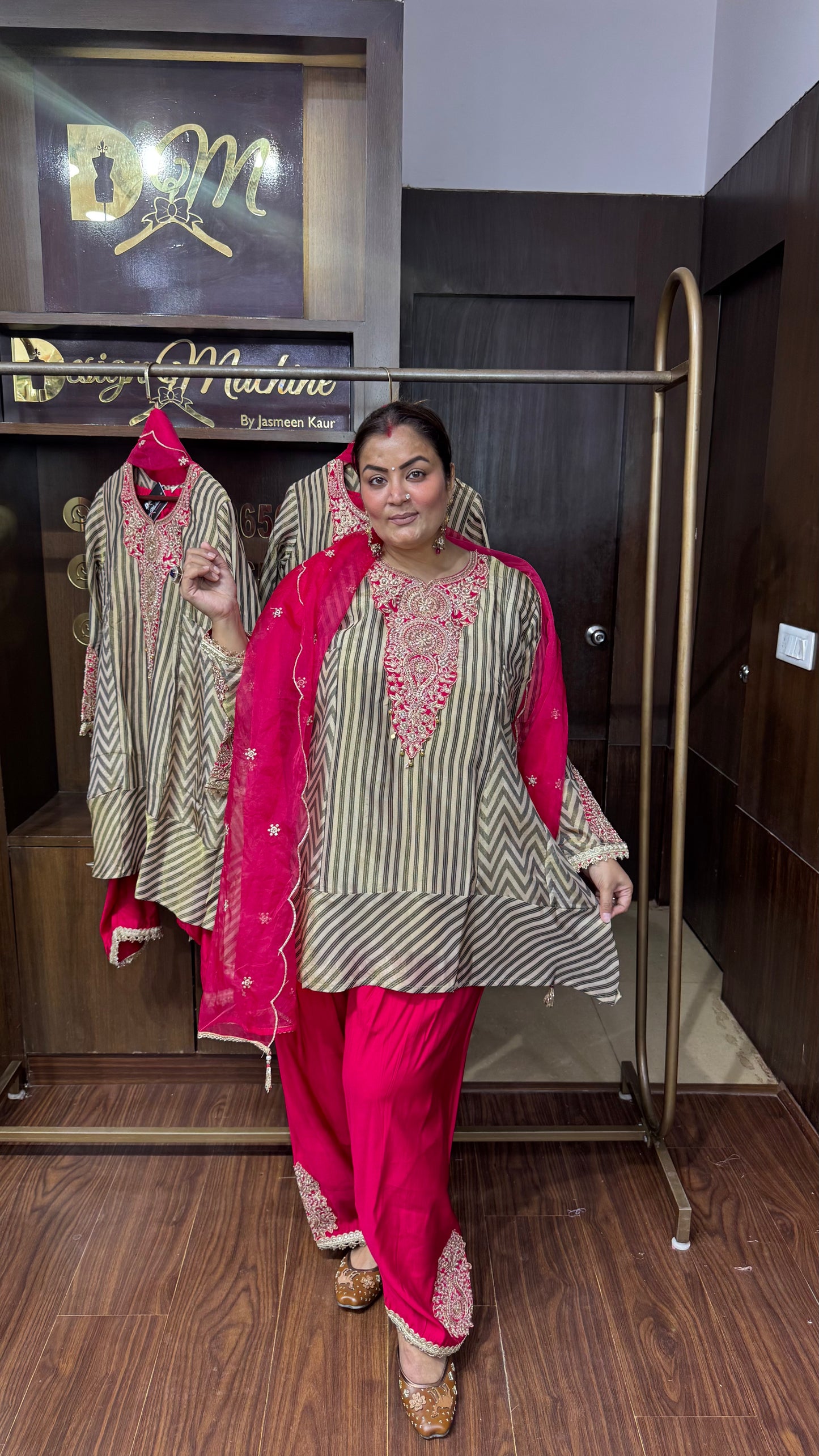 Afsana Glass Tissue Farshi Salwar Suit
