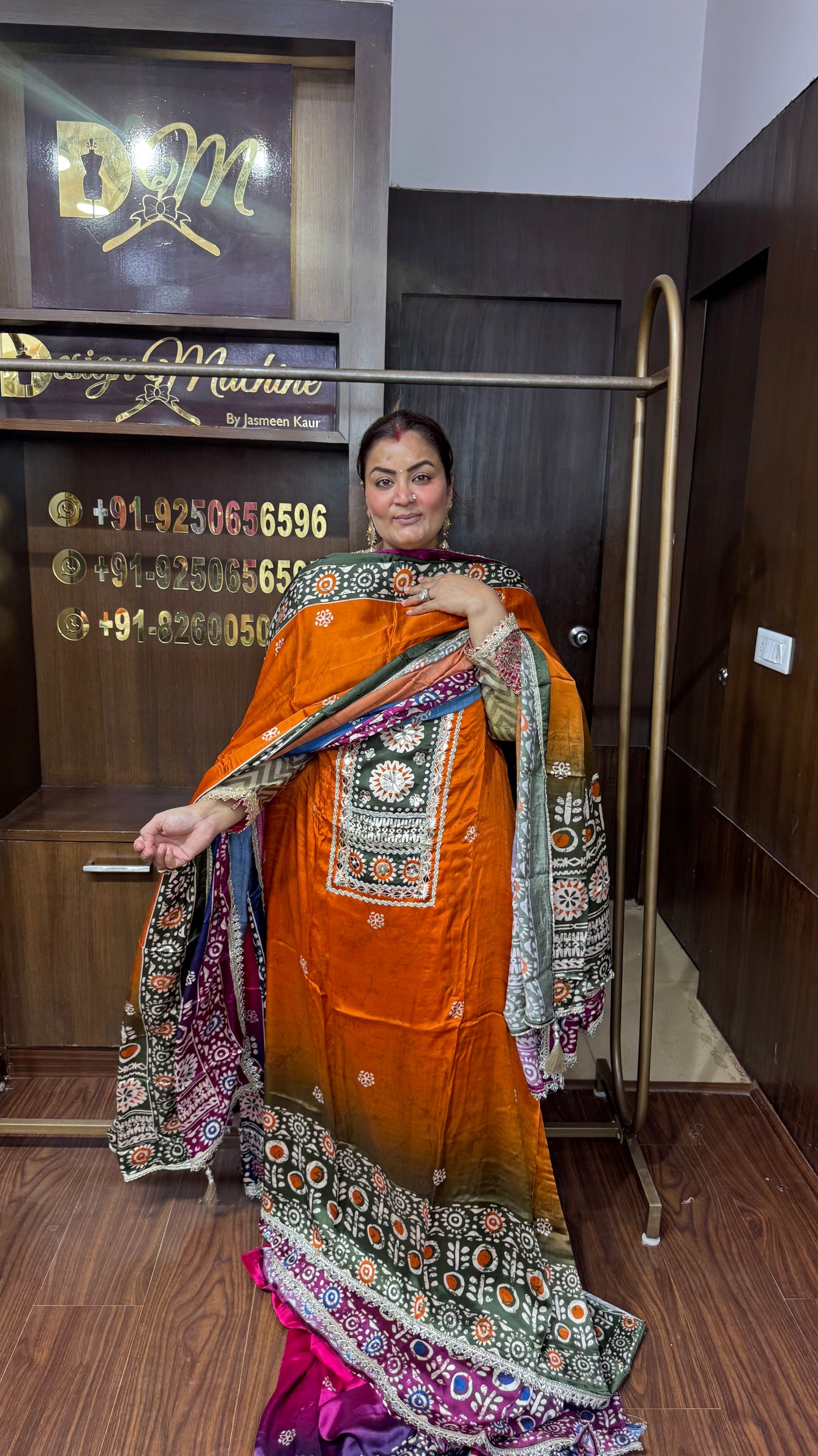 Meher Gajji Silk Unstitched Suit
