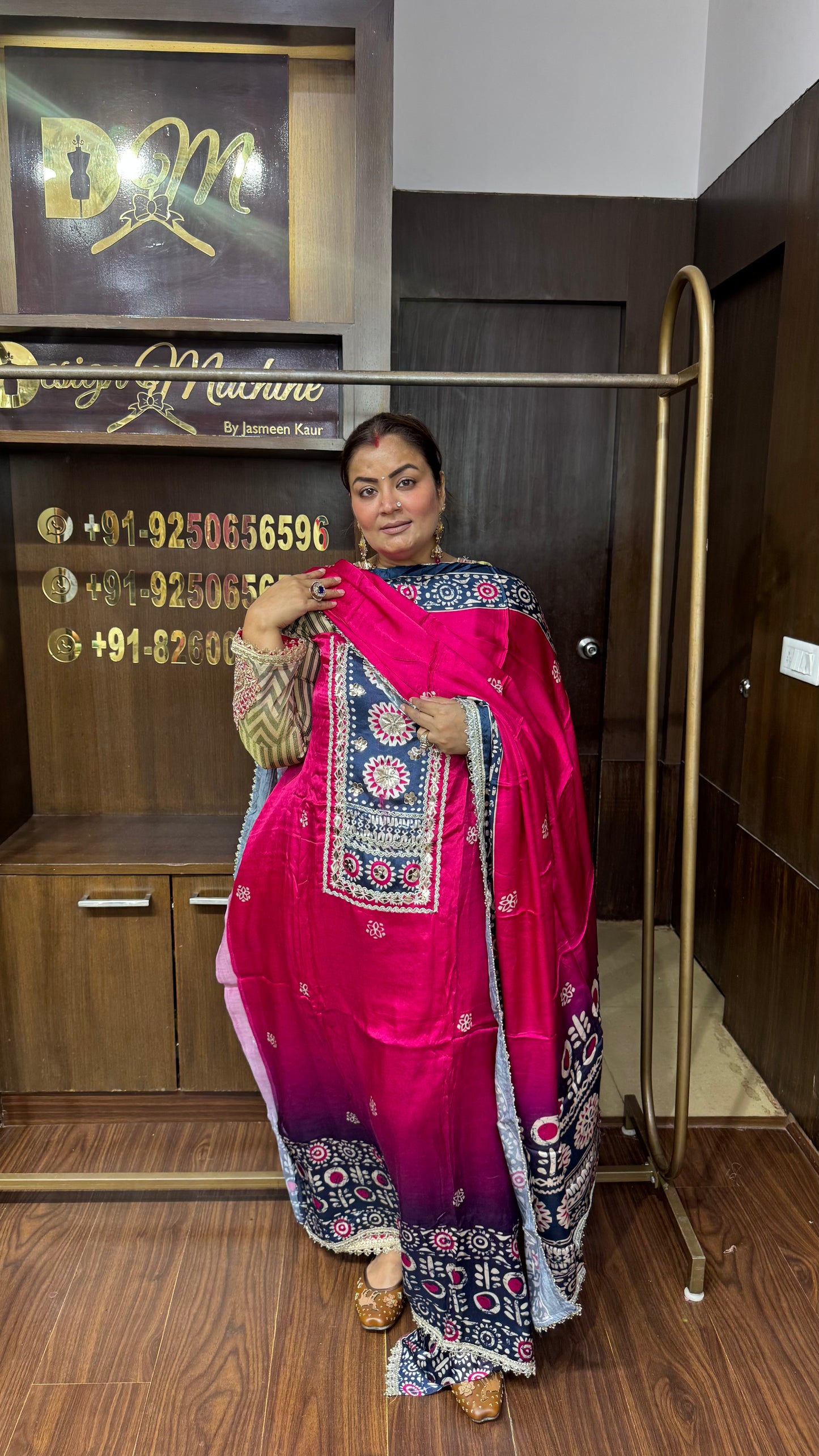 Meher Gajji Silk Unstitched Suit