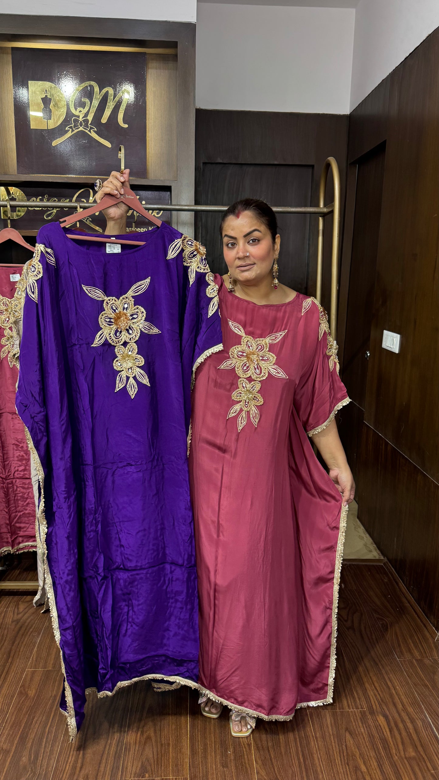 Aarika Pure Crepe Kaftan