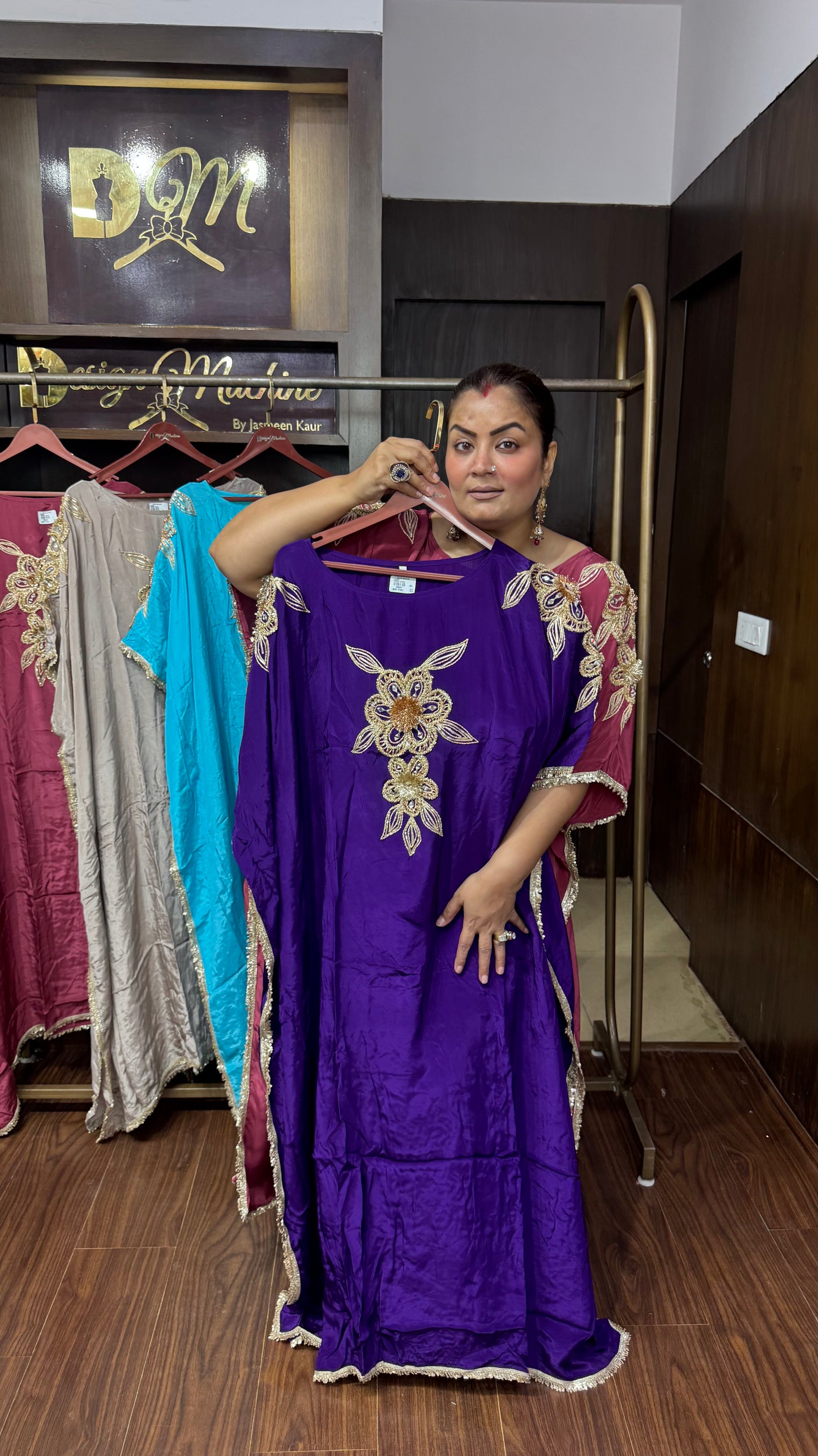 Aarika Pure Crepe Kaftan