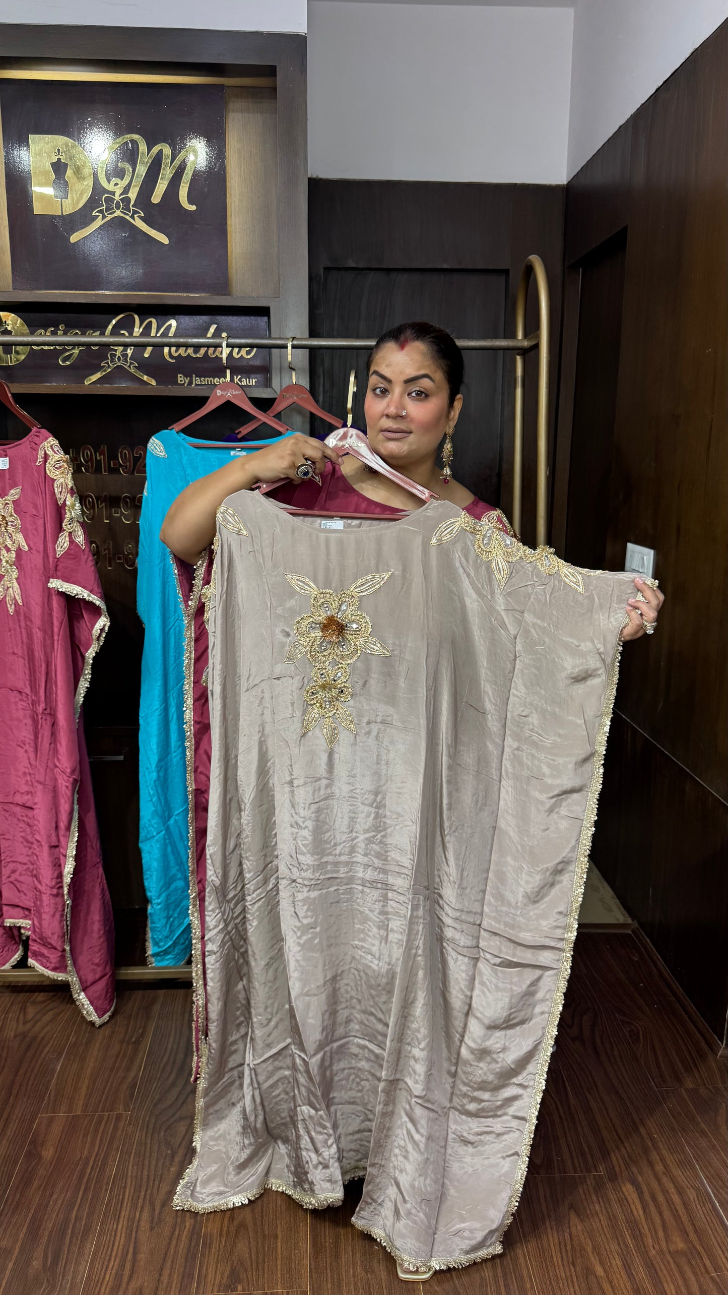 Aarika Pure Crepe Kaftan