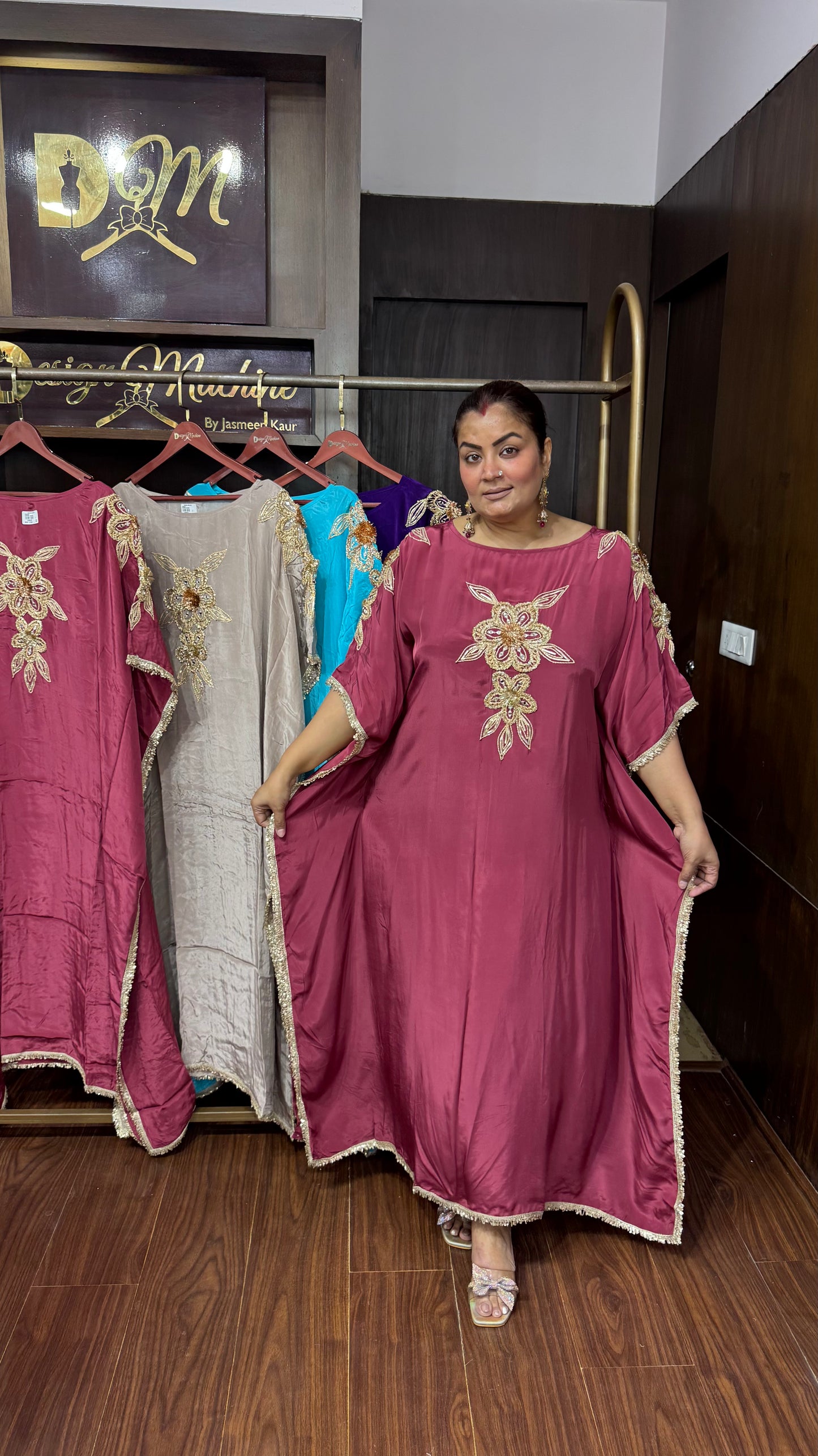 Aarika Pure Crepe Kaftan