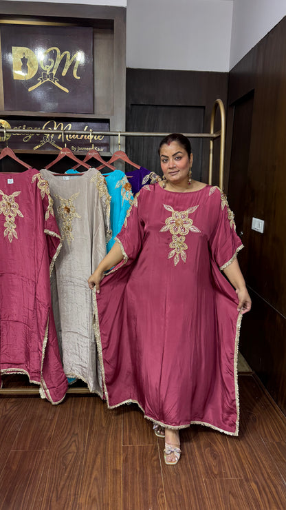 Aarika Pure Crepe Kaftan