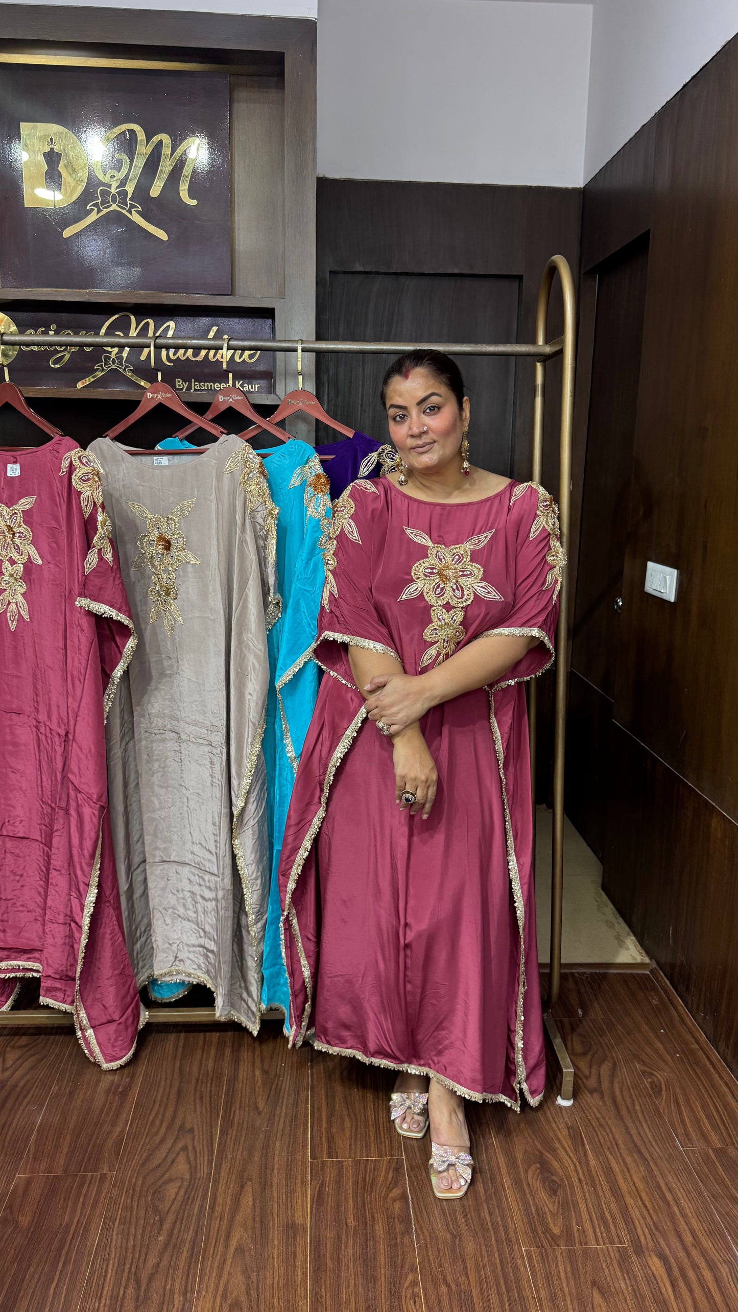 Aarika Pure Crepe Kaftan