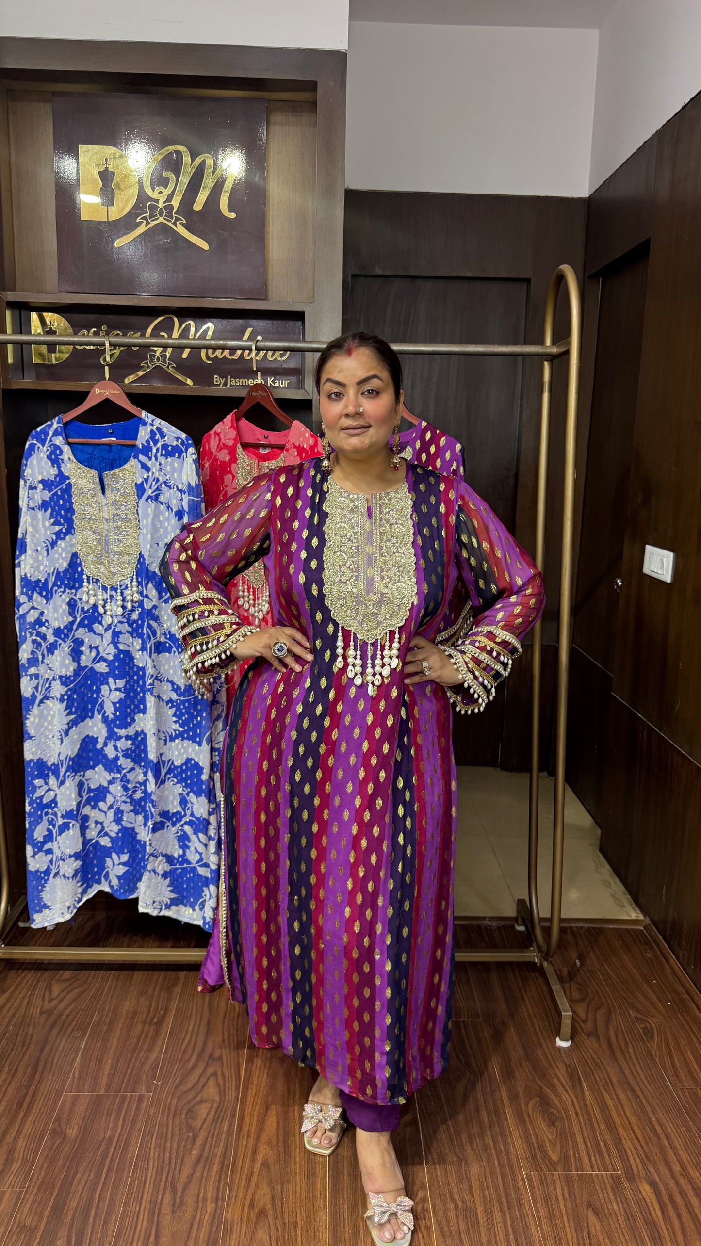 Zehra Georgette Phiran Cordset