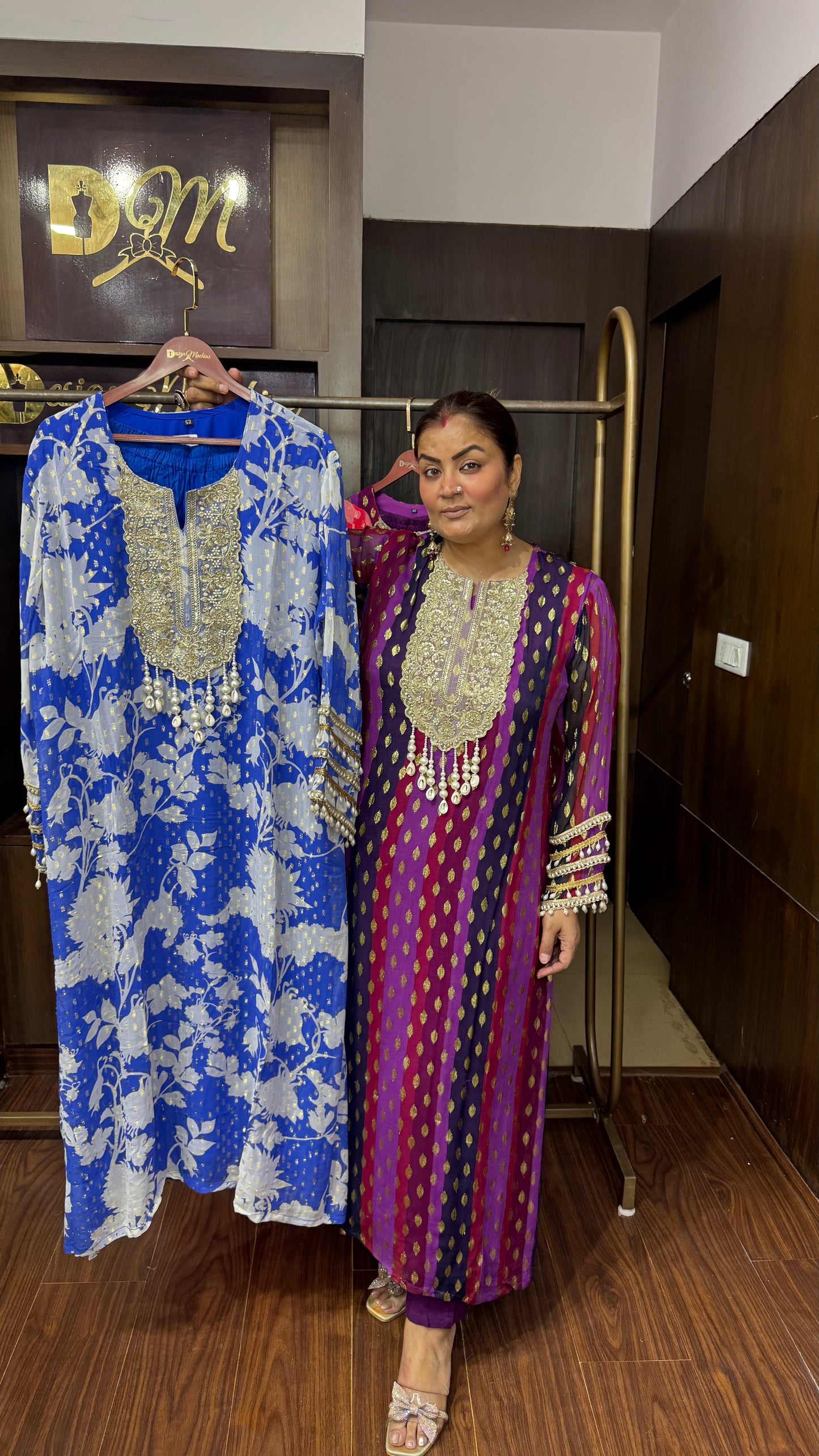 Zehra Georgette Phiran Cordset