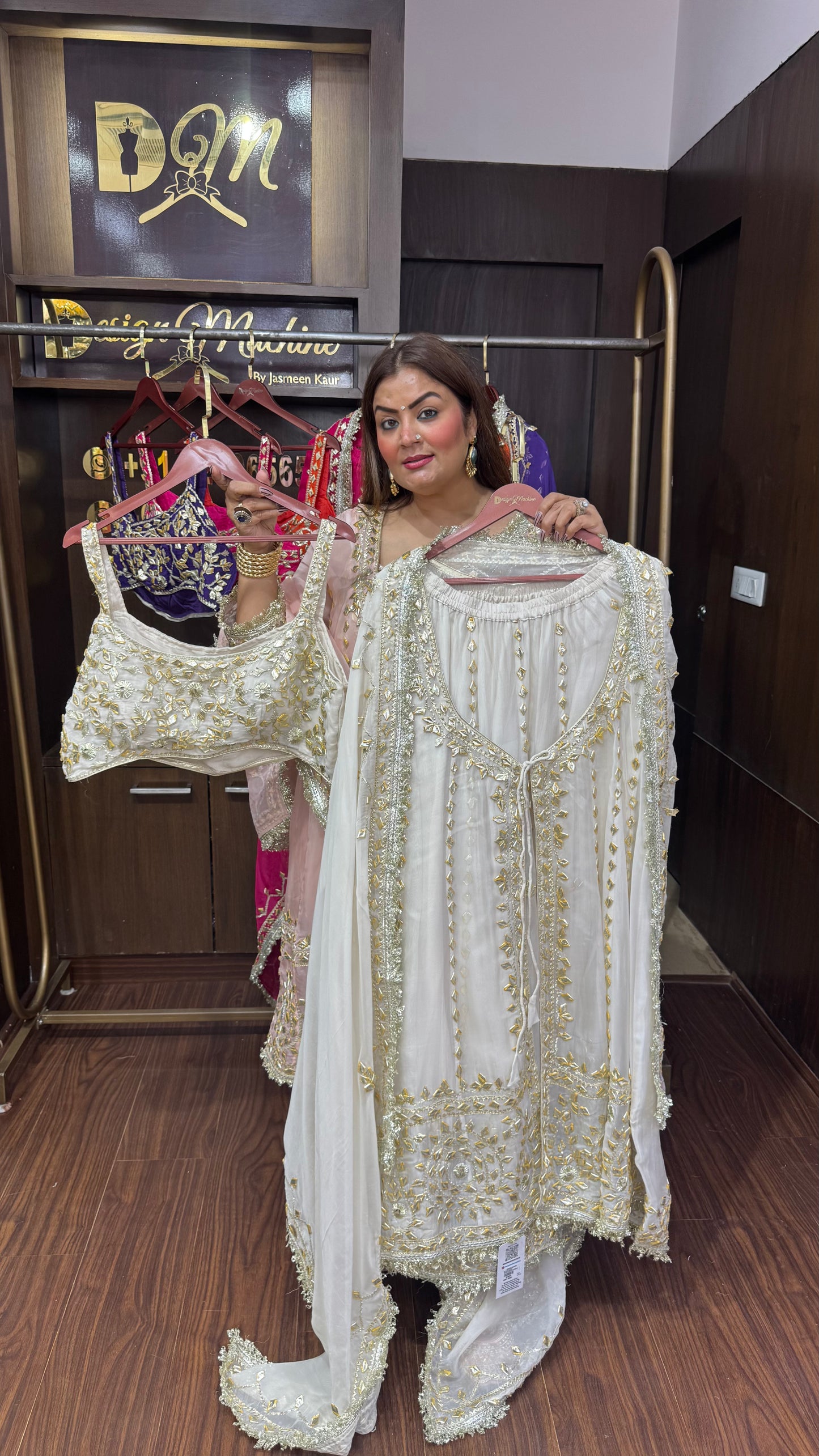 Ivisha (Pure Chinnon 3 Piece Suit)