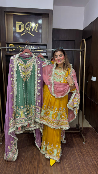Ishika (Pure Chinnon Anarkali Suit)