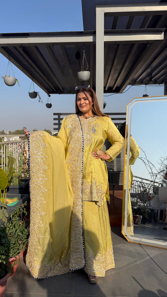 Falak Broket Sharara suit