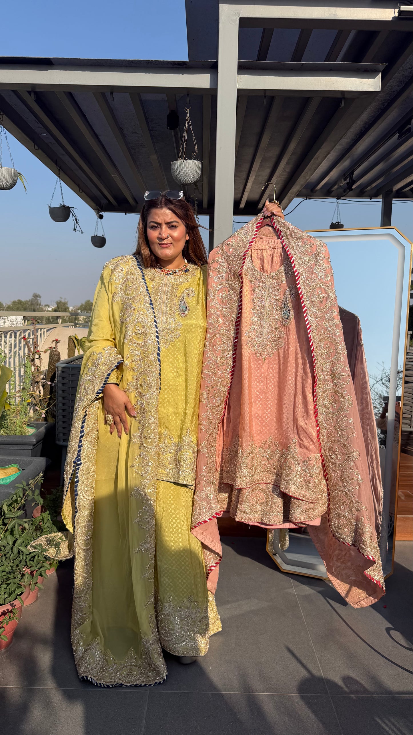 Falak Broket Sharara suit