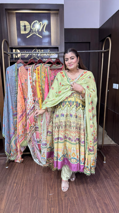 Tavira (Pure Crepe Anarkali)