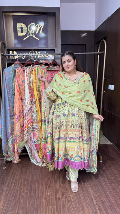 Tavira (Pure Crepe Anarkali)