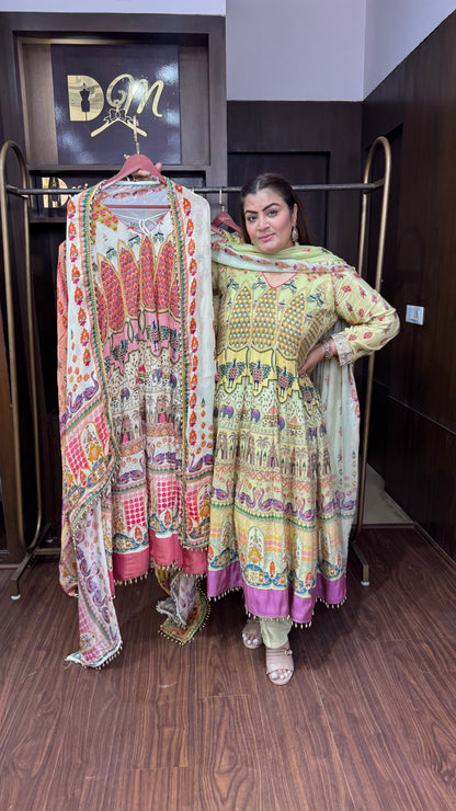Tavira (Pure Crepe Anarkali)