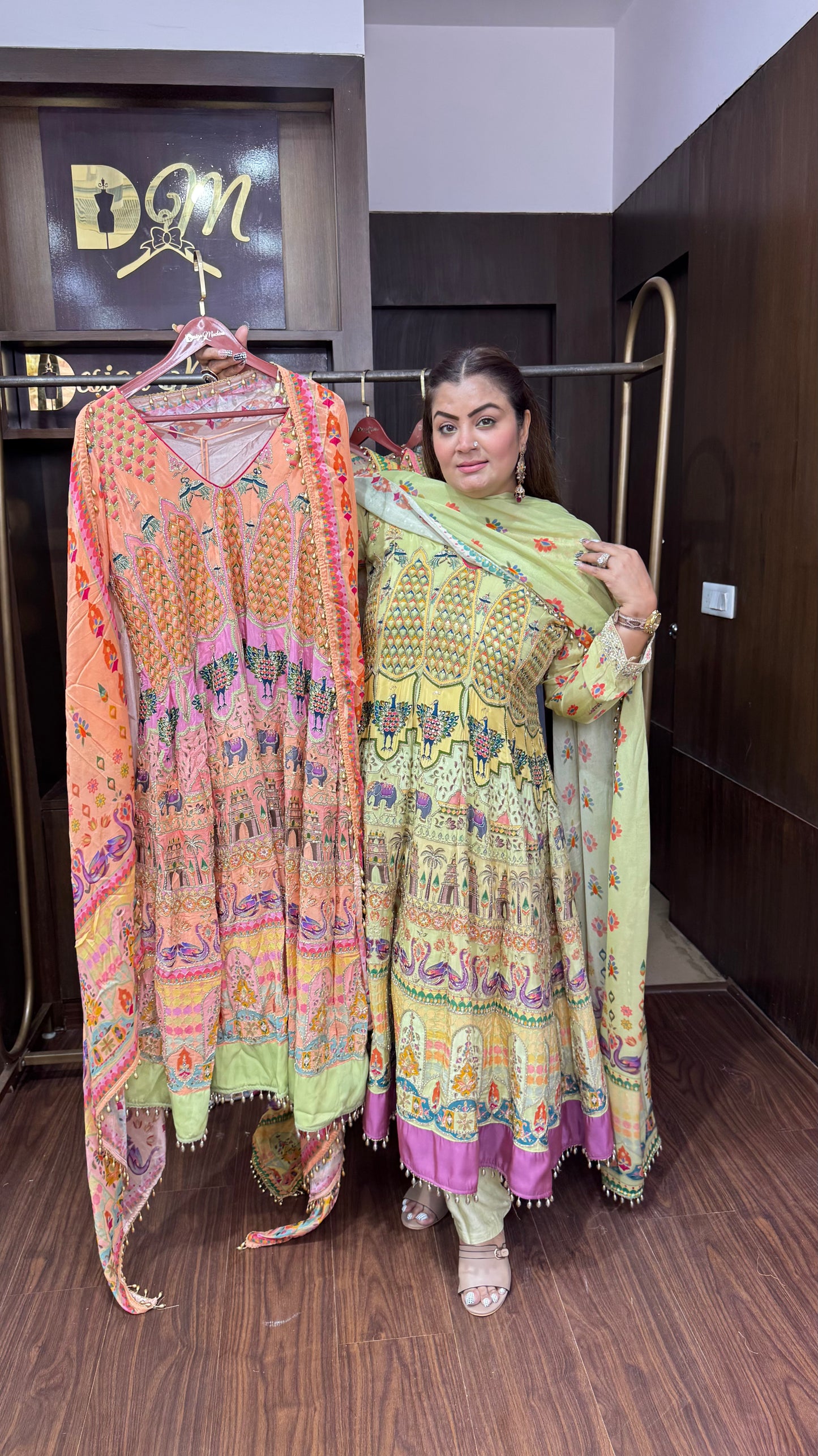 Tavira (Pure Crepe Anarkali)