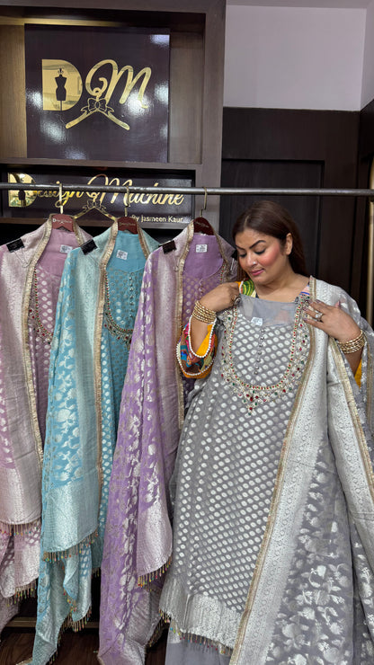 Isha (Georgette Fabric Unstitch Suit)